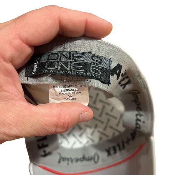 Imperial Alotion Club Golf Hat Size S/M Fitted Stretch Quick Dry Casual - Picture 4 of 5